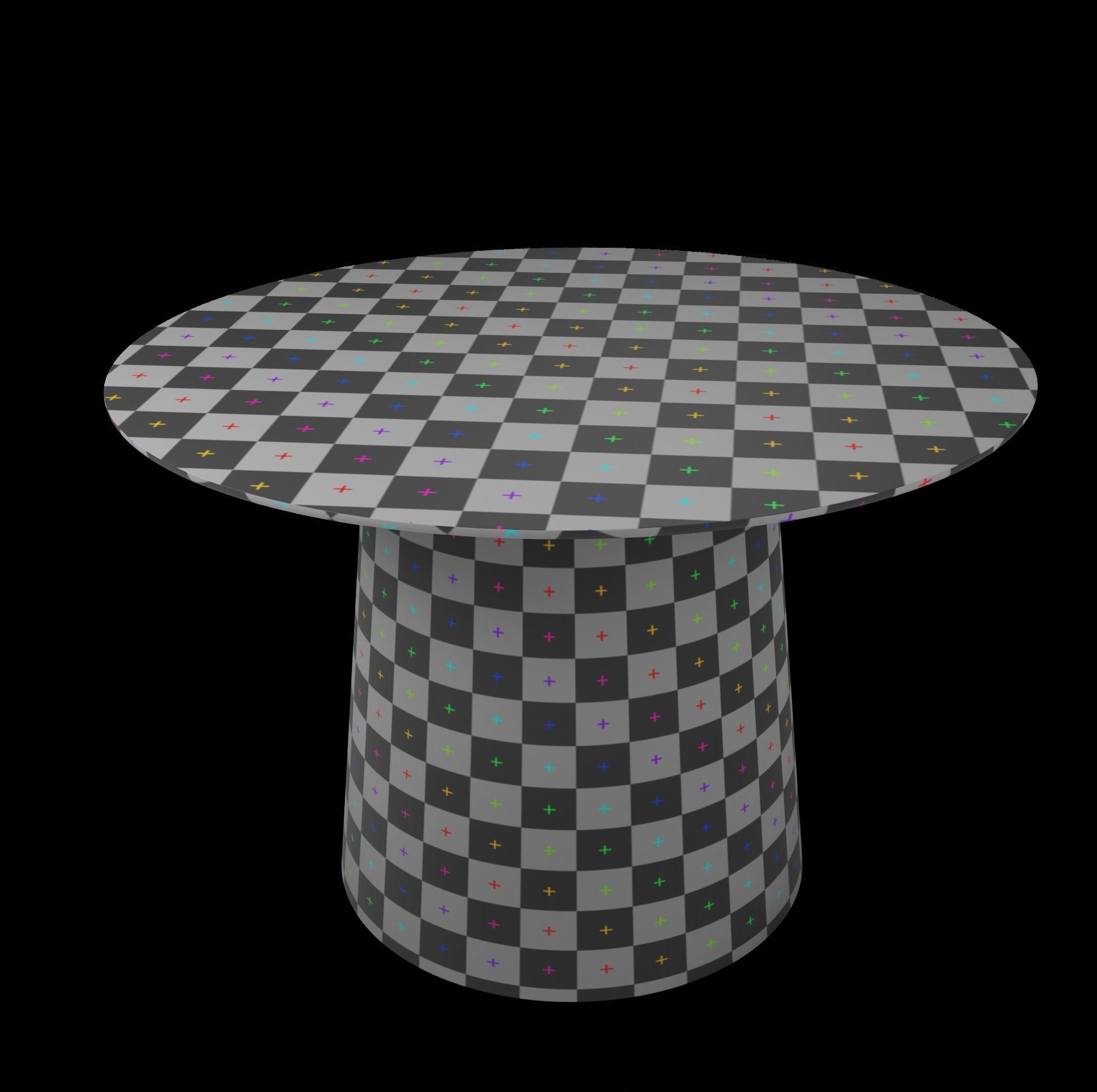 Coco Side Table Low-poly 3D model_4