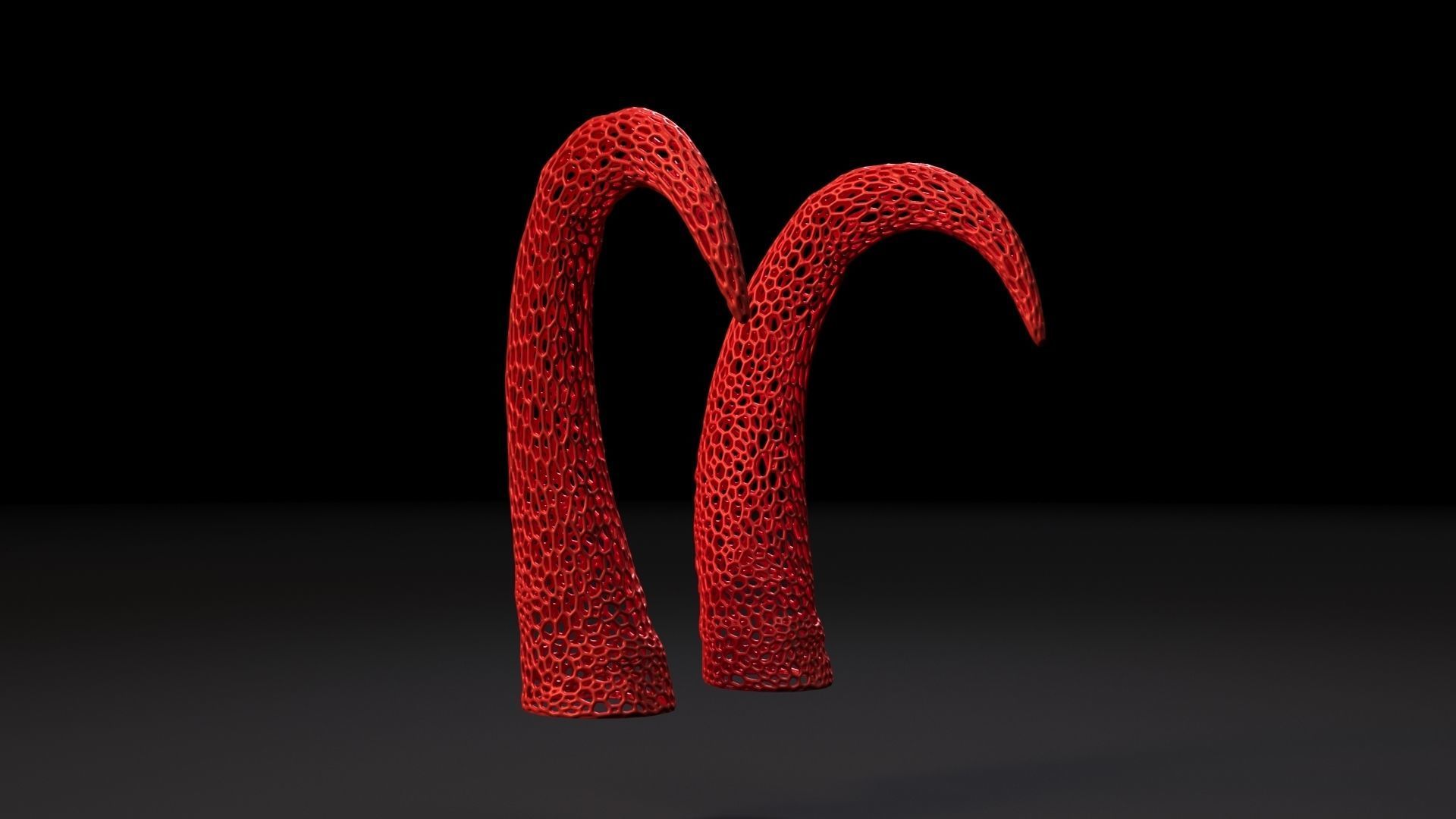 Horns 3D print model_2