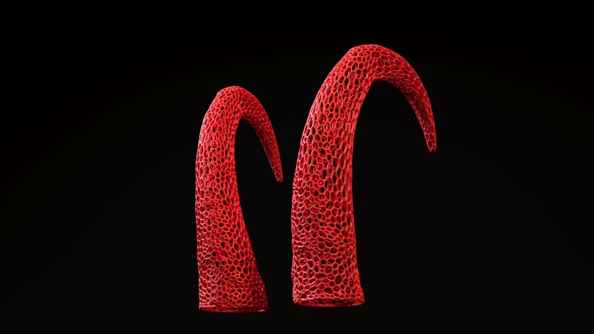 Horns 3D print model_9