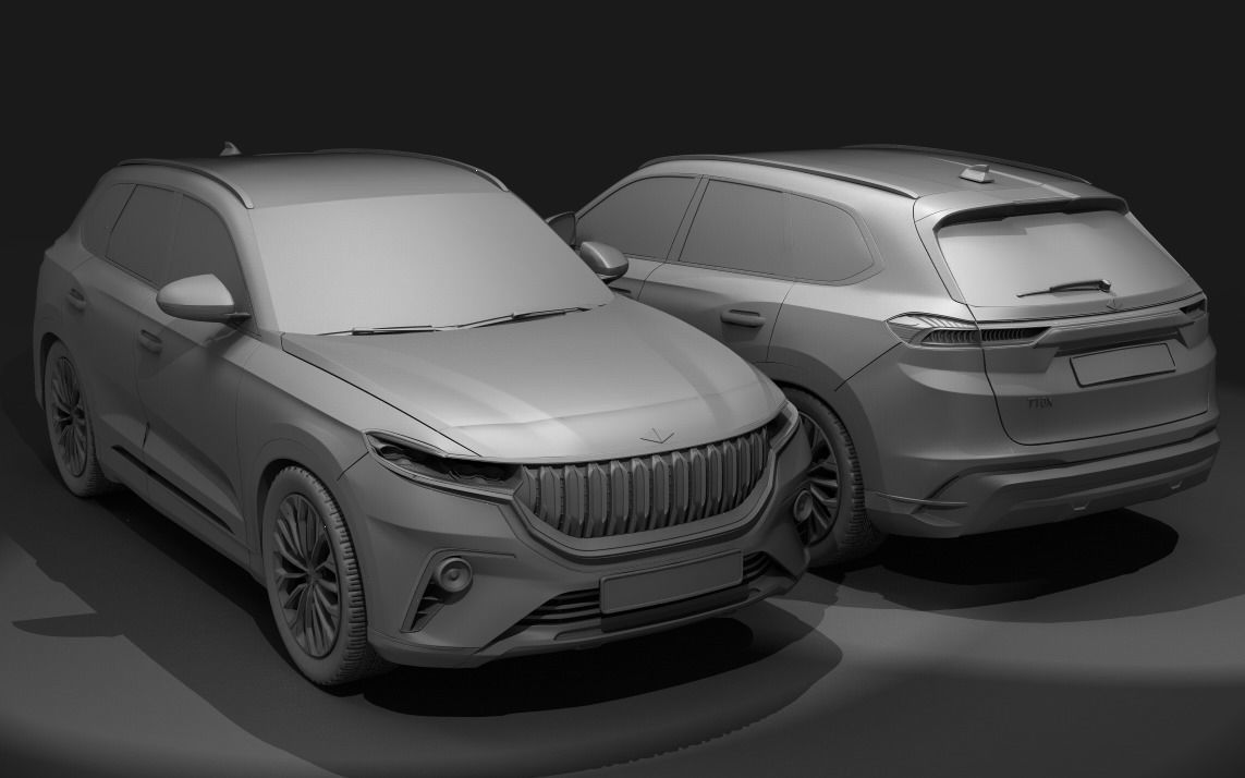 TOGG T10X  3D BASKI MODELI 3D print model_2