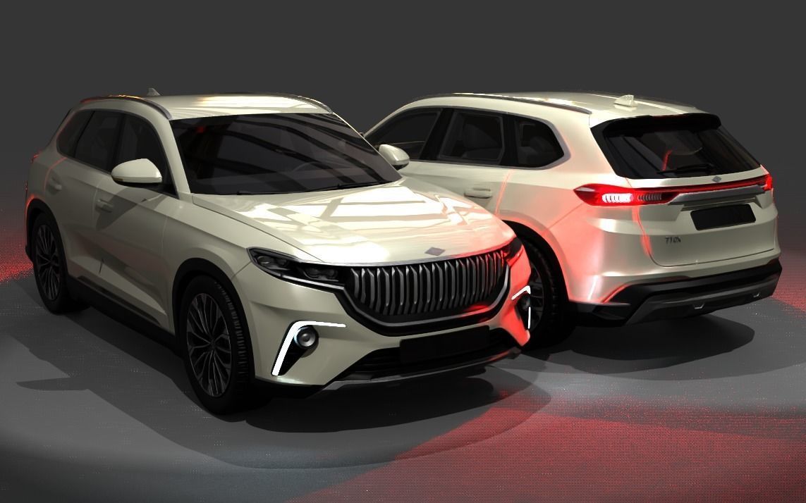 TOGG T10X  3D BASKI MODELI 3D print model_9