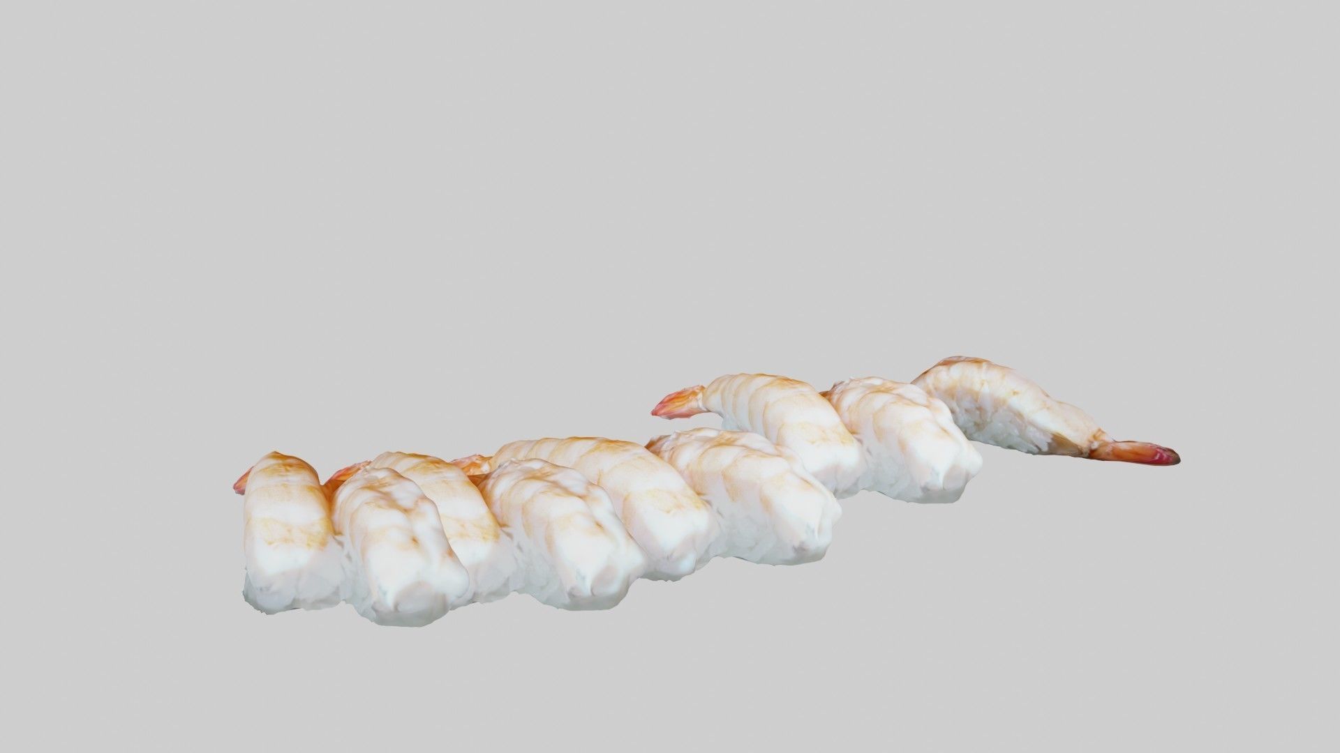 Sushi Delight 3D Scanned Shrimp Nigiri  3D print model_36