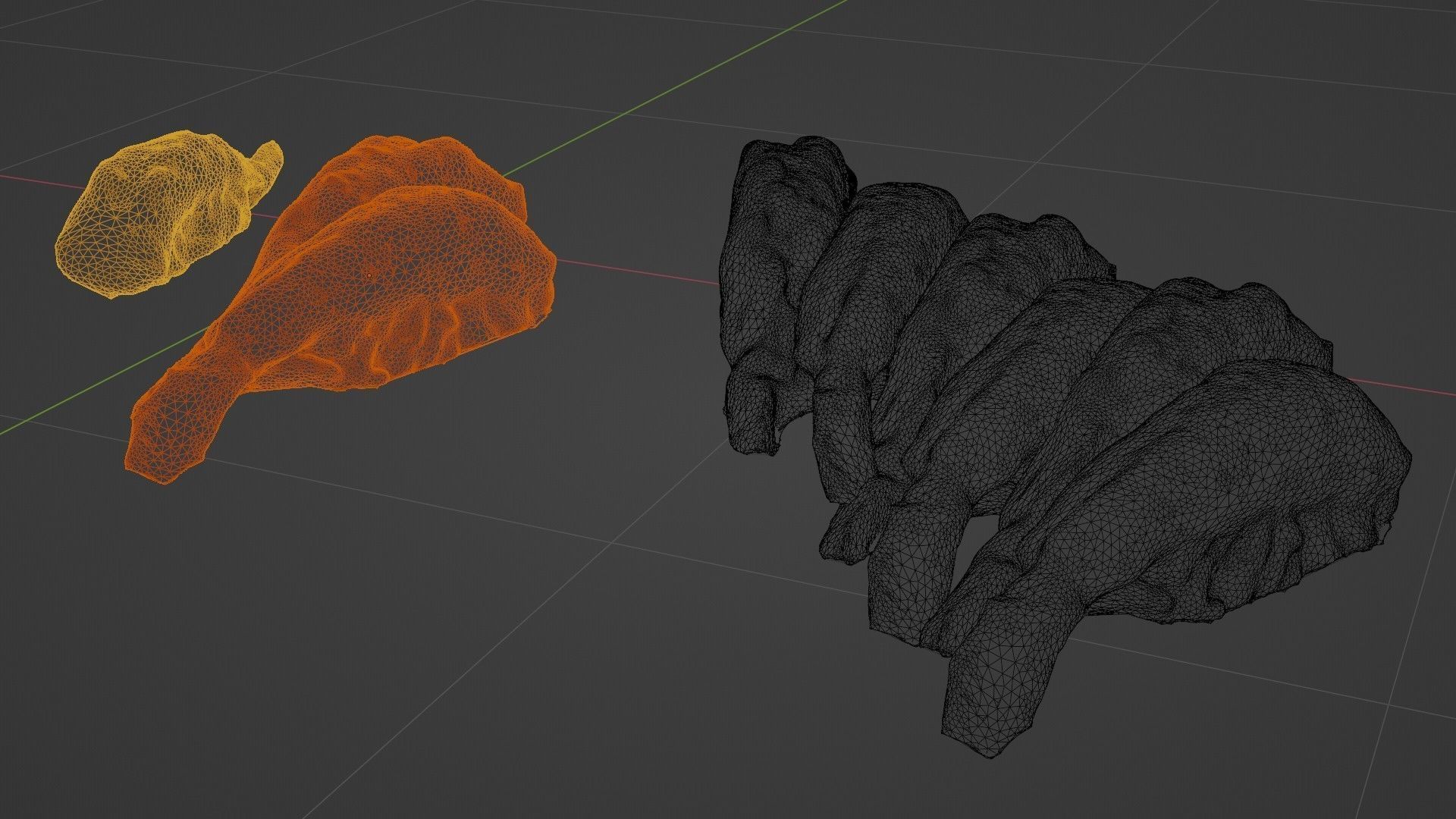 Sushi Delight 3D Scanned Shrimp Nigiri  3D print model_7