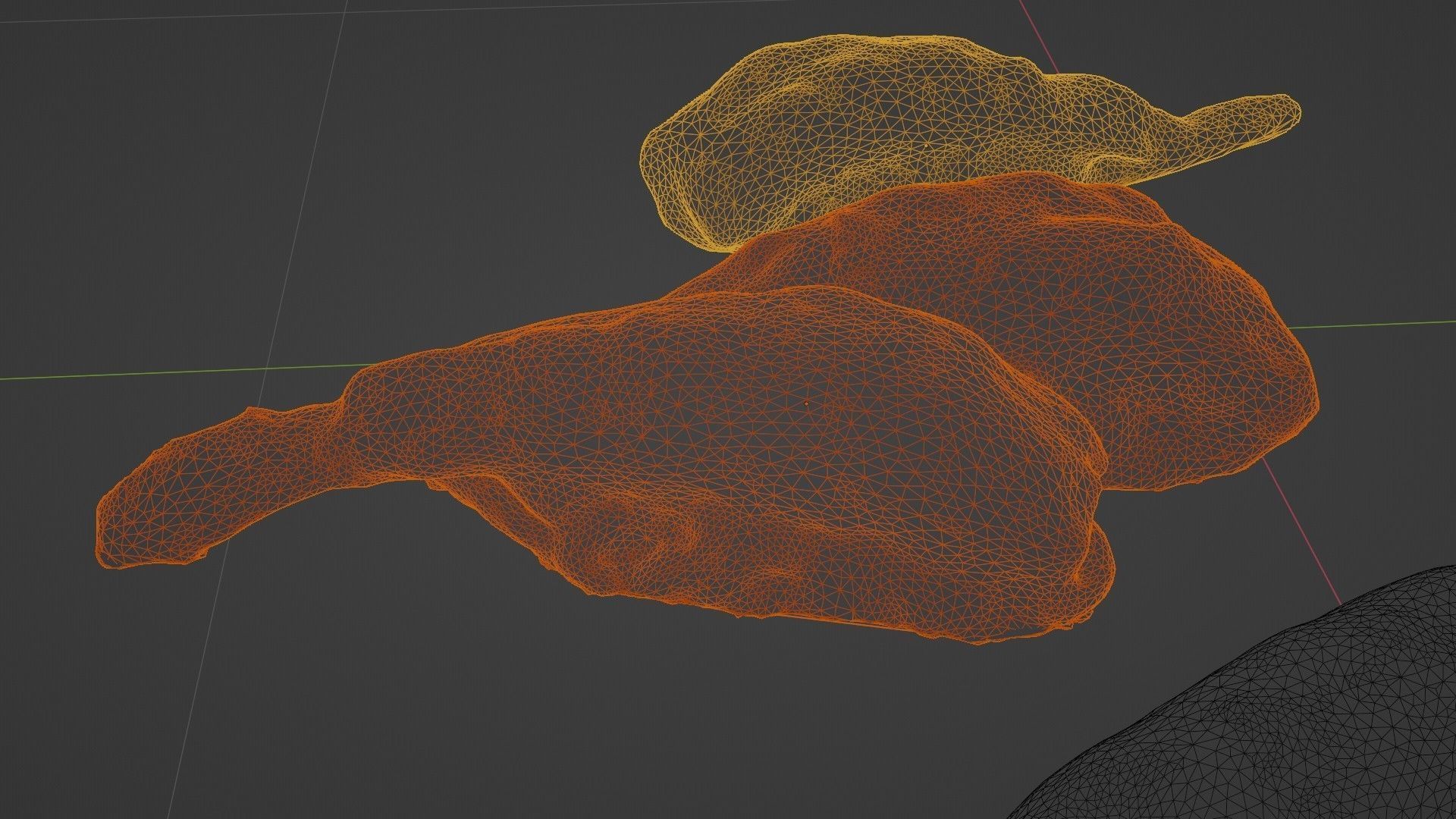 Sushi Delight 3D Scanned Shrimp Nigiri  3D print model_3