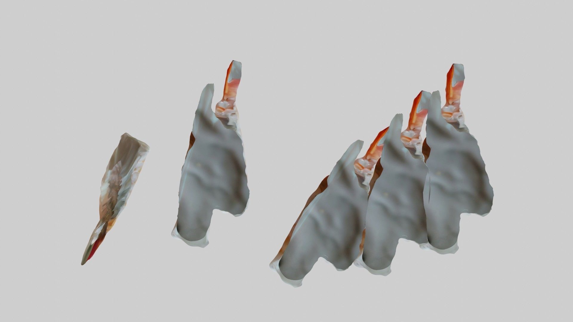 Sushi Delight 3D Scanned Shrimp Nigiri  3D print model_31