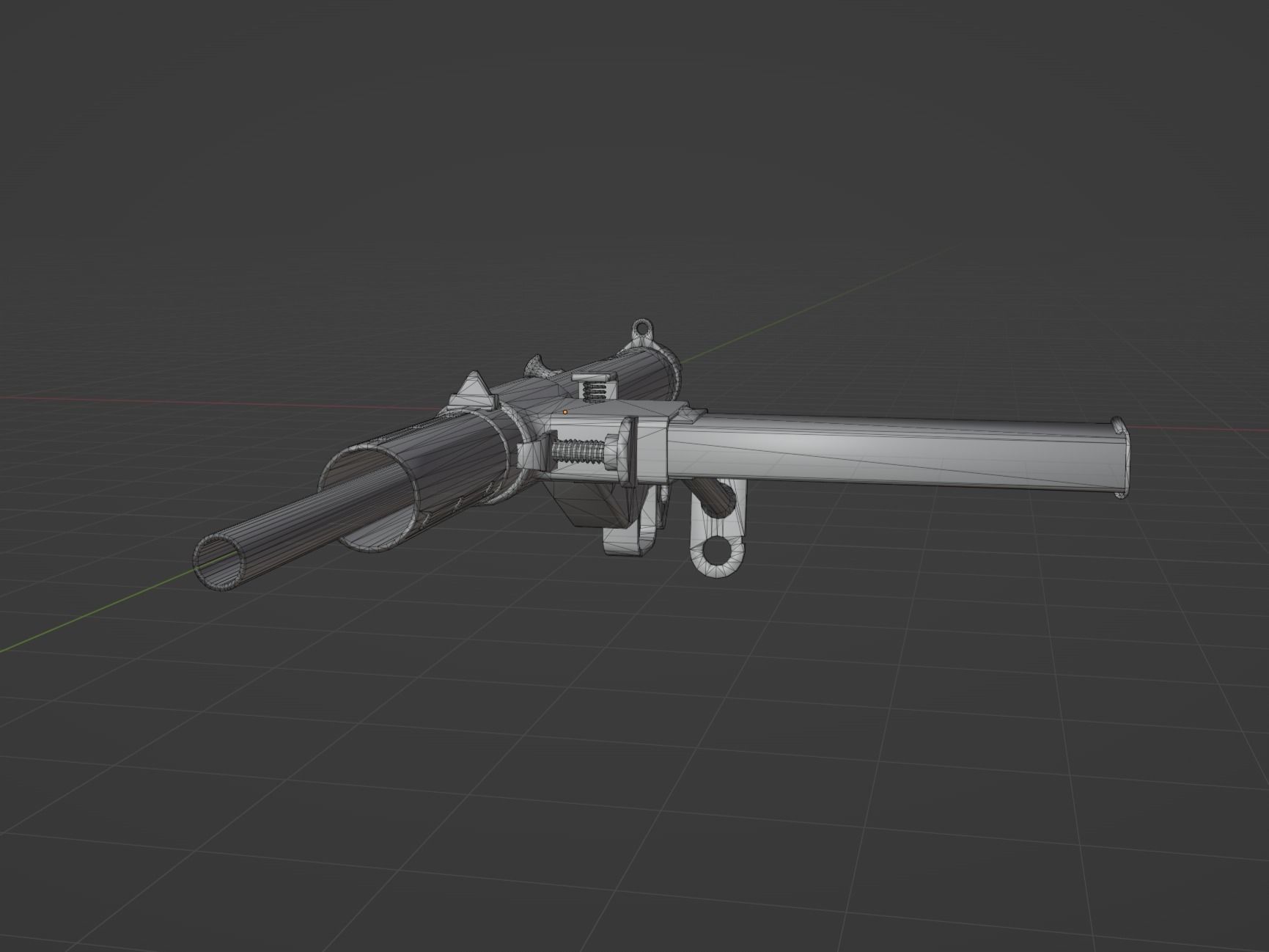 Sten Mk2 Low-poly 3D model_10