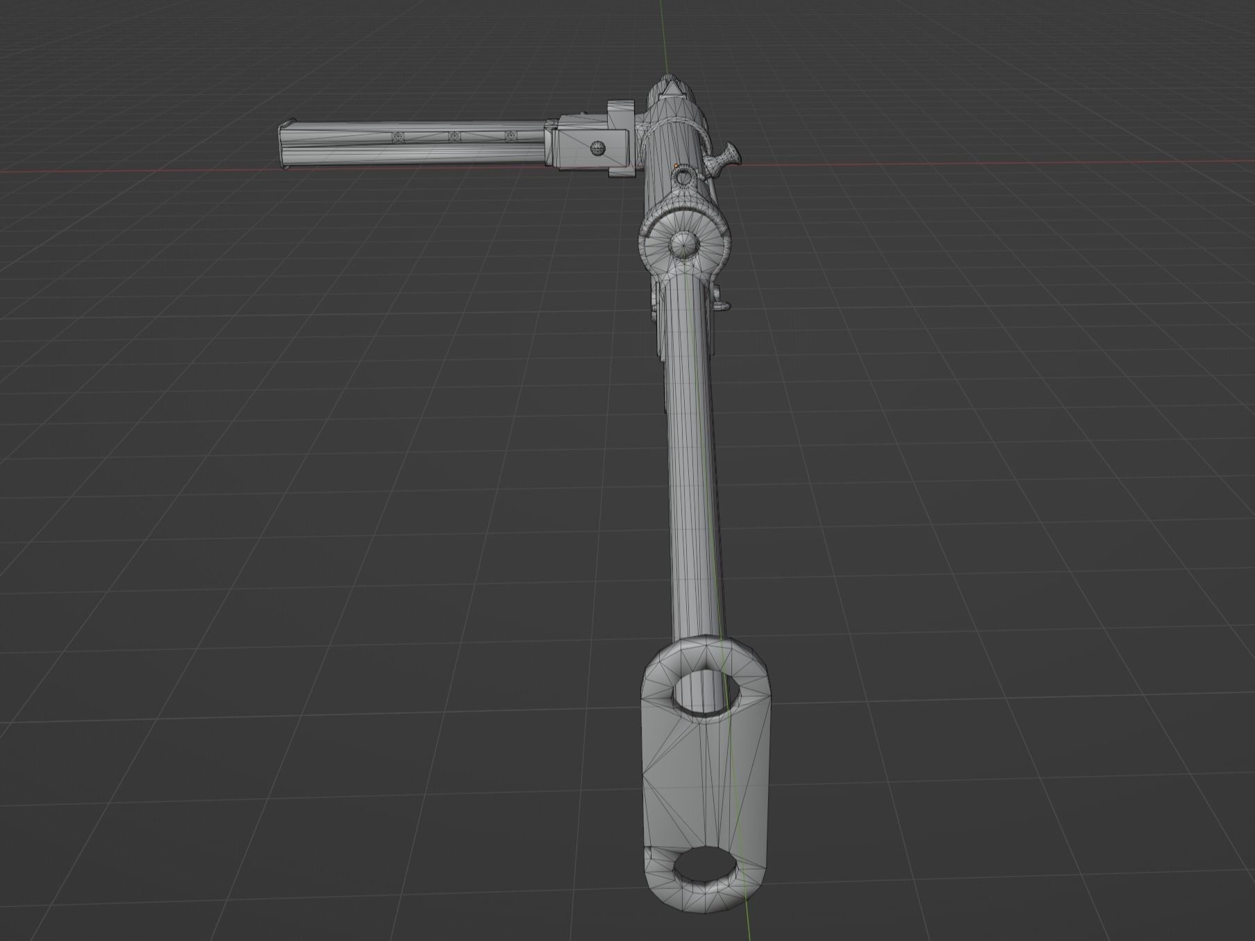 Sten Mk2 Low-poly 3D model_3