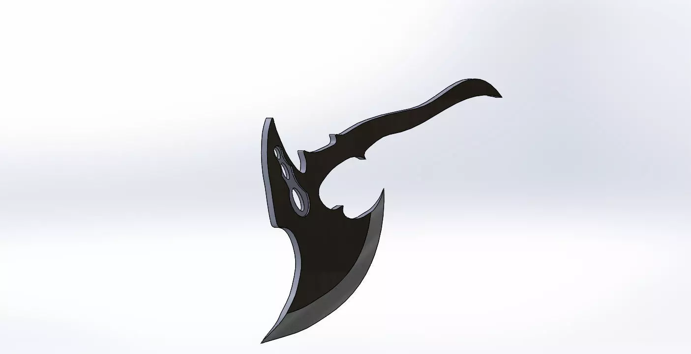 axe war  wepaon 3D model_0