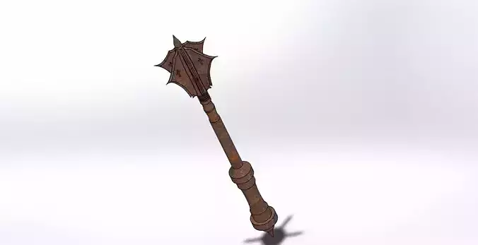 medieval war axe wepaon 