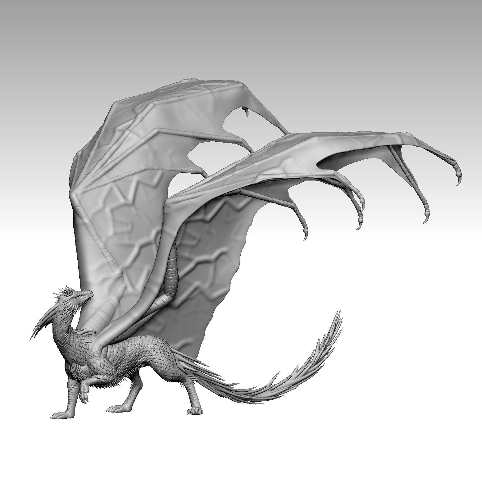 dragon 3D print model_2