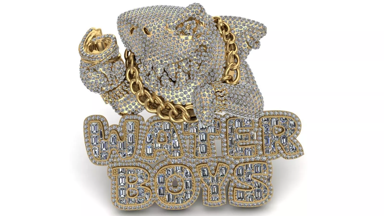 Iced Out Shark Model 3D print model_0