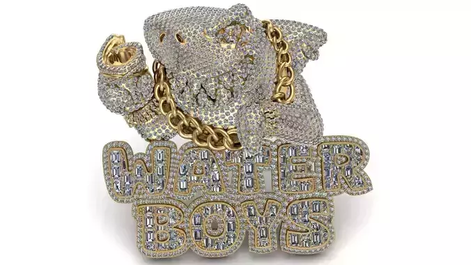 Iced Out Shark Model 3D print model