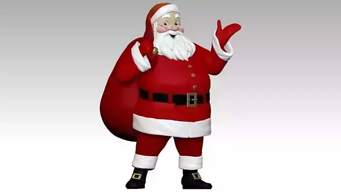 Santa Claus 3D print model