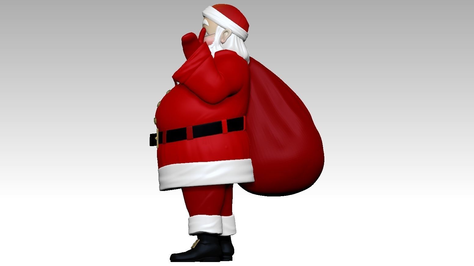 Santa Claus 3D print model_3