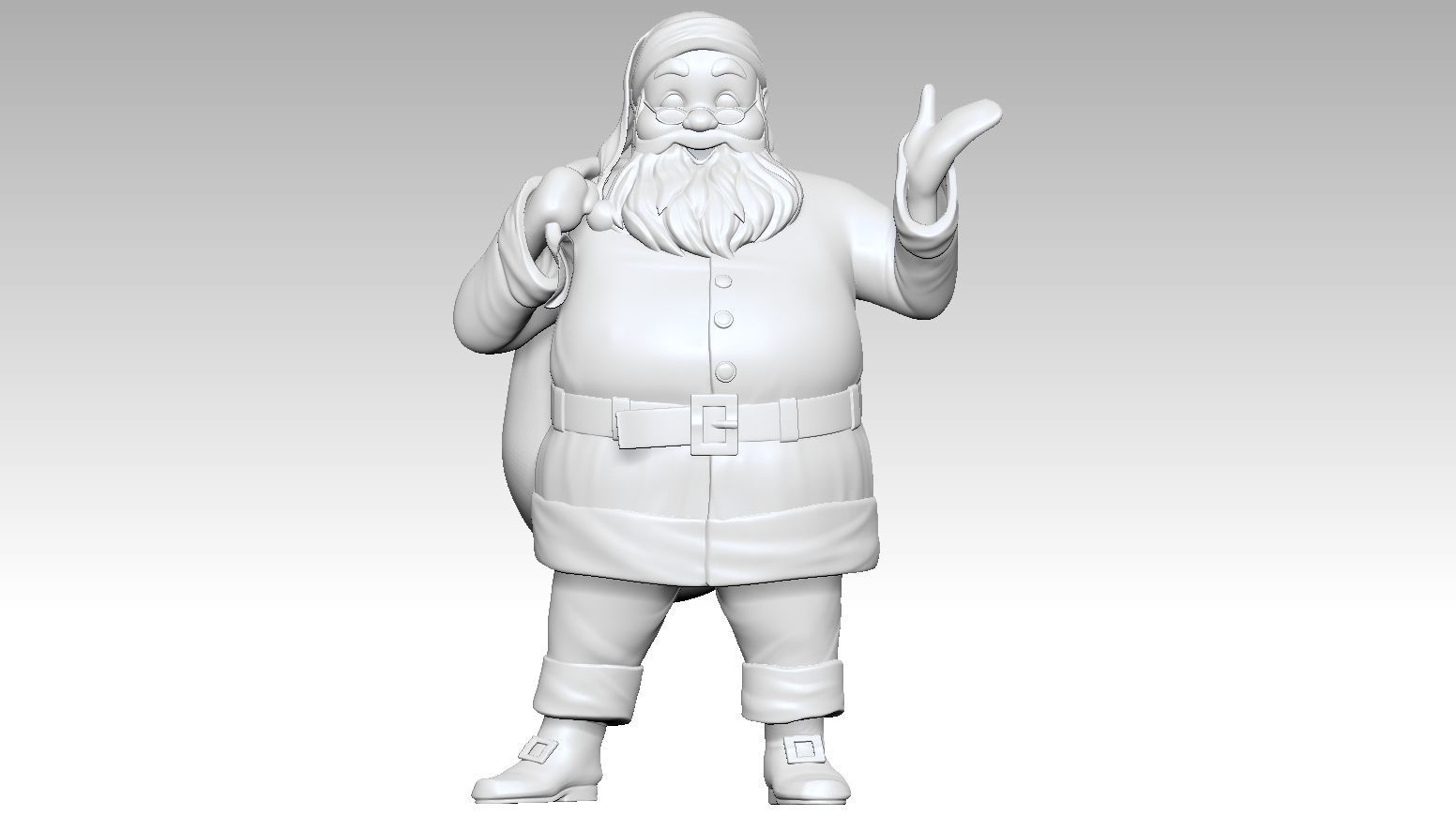 Santa Claus 3D print model_2