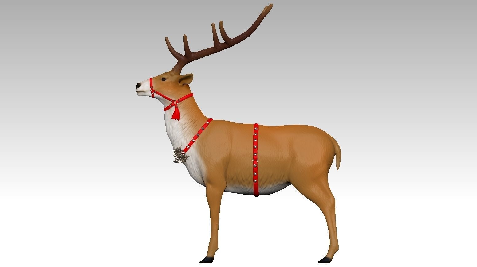 reindeer 3D print model_2