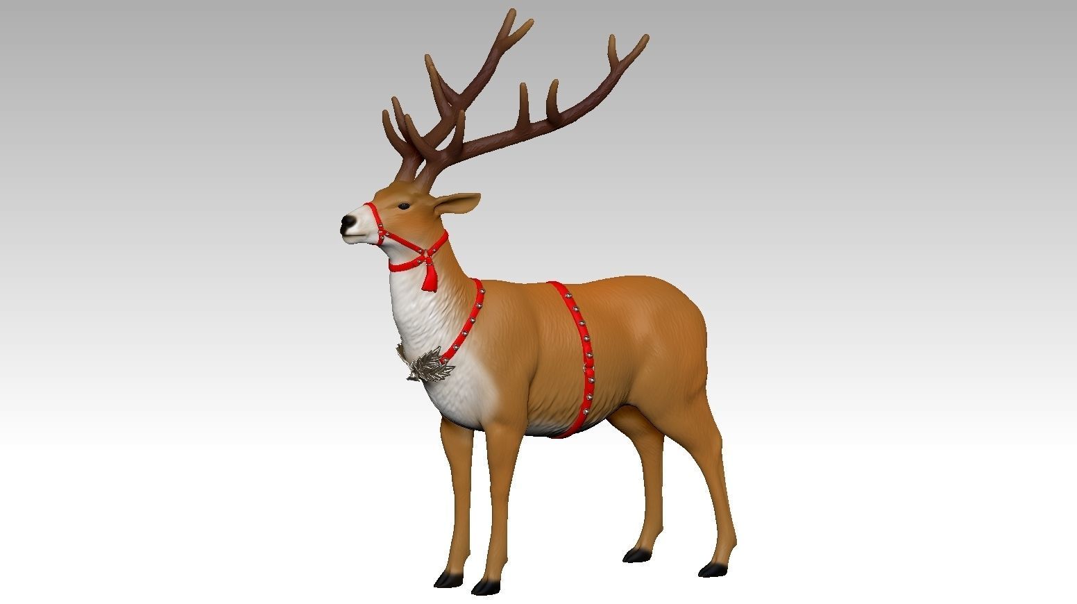 reindeer 3D print model_1