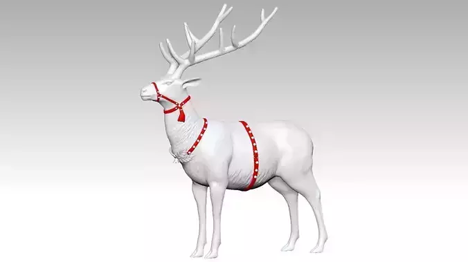 reindeer 3D print model