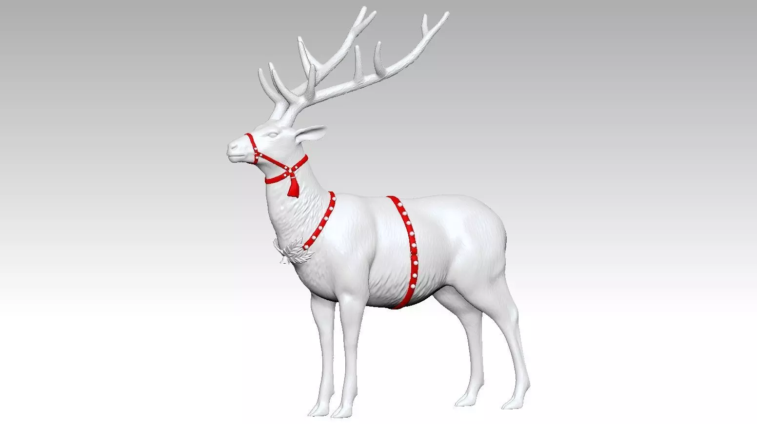 reindeer 3D print model_0