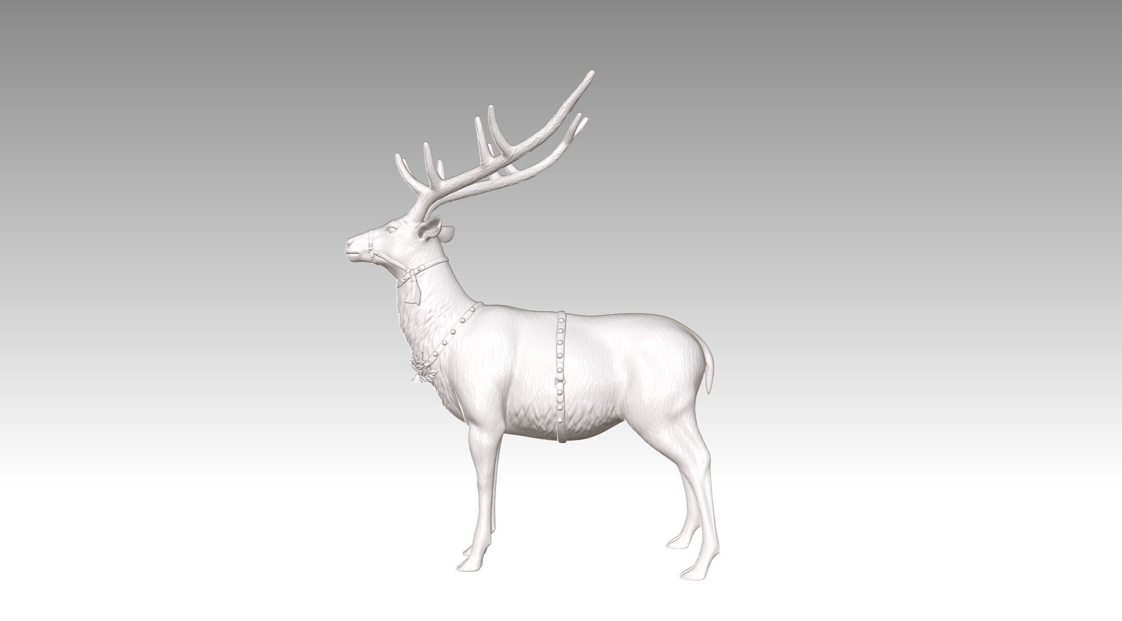 reindeer 3D print model_11