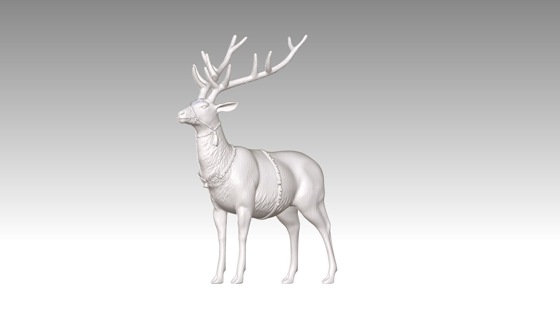 reindeer 3D print model_16