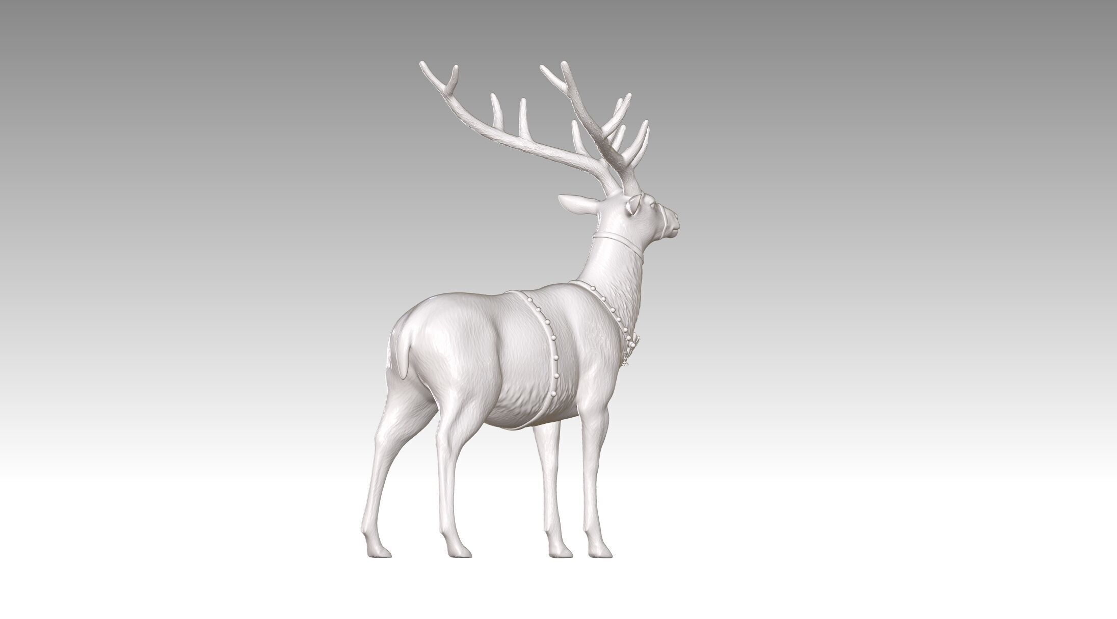 reindeer 3D print model_12
