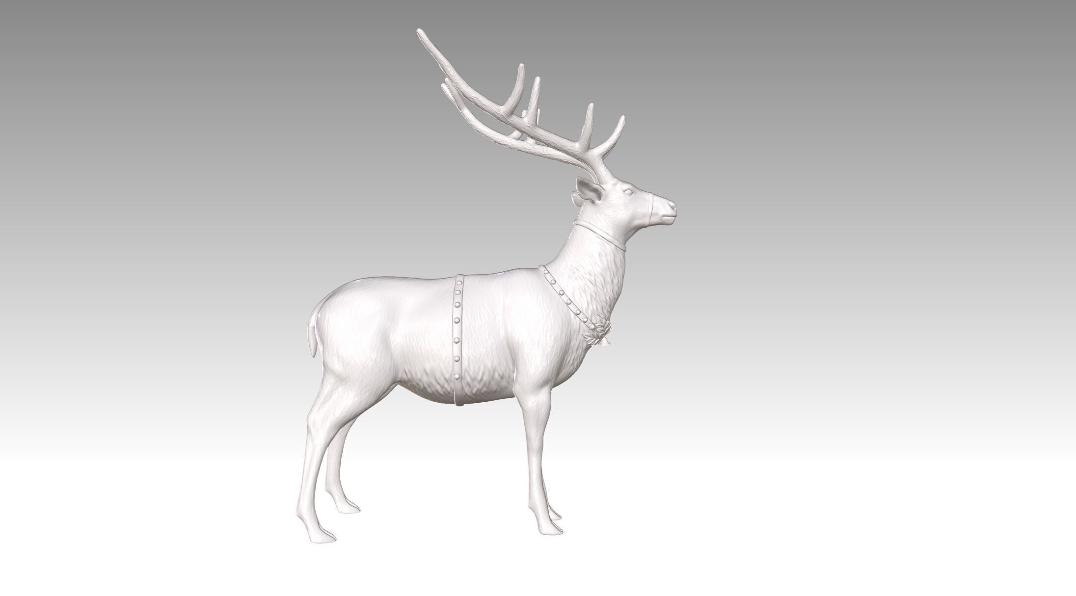 reindeer 3D print model_7