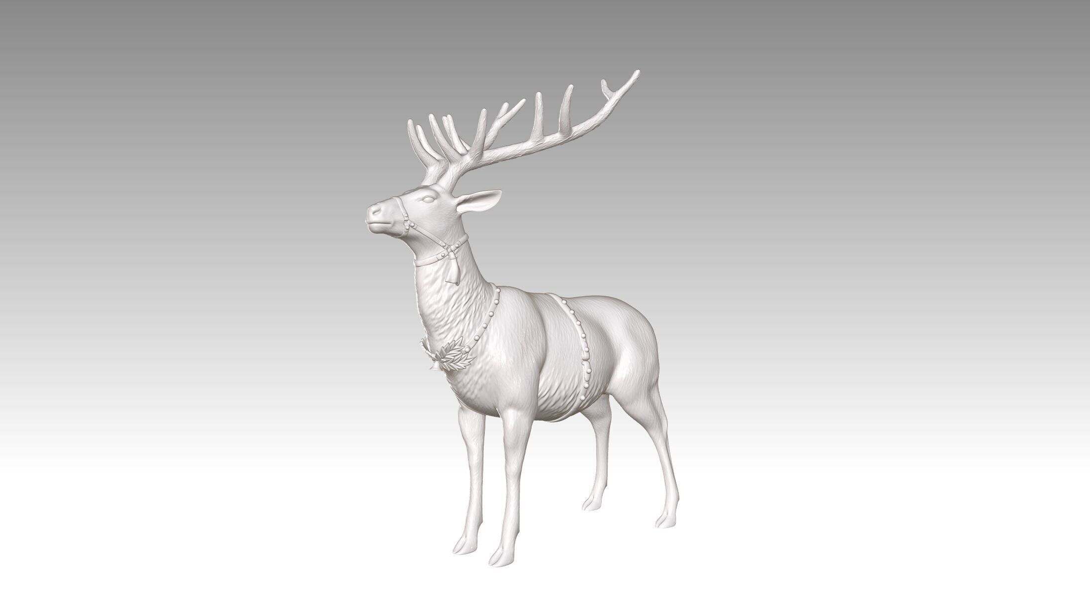 reindeer 3D print model_9