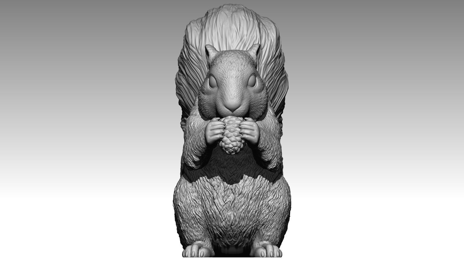 squirrel 3D print model_4