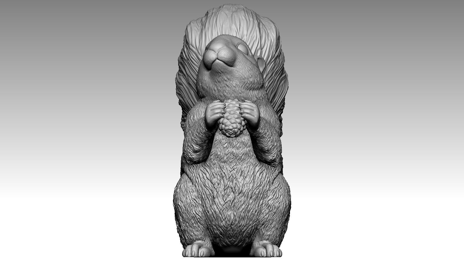 squirrel 3D print model_1