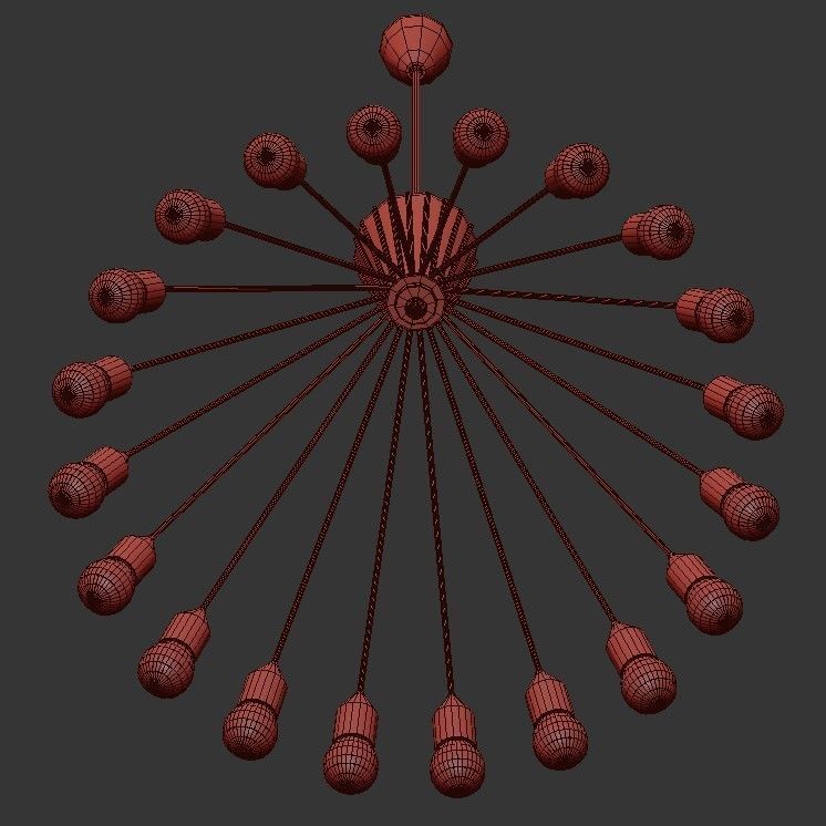 Spider Sputnik 3D model_2