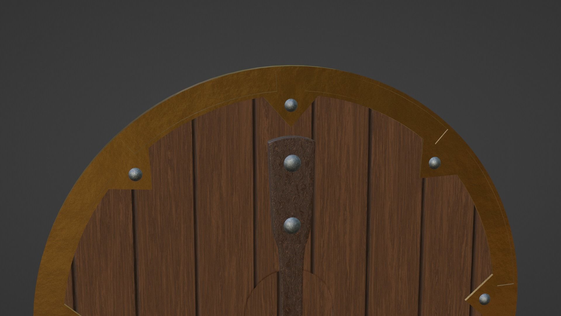 Viking Shield 3D model_17