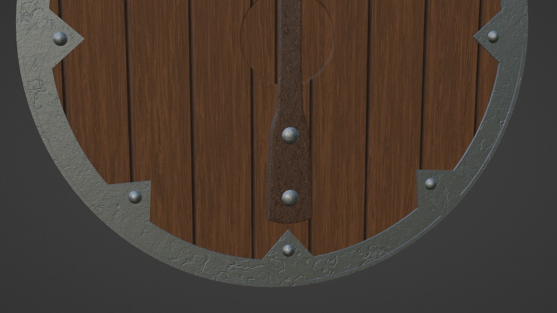 Viking Shield 3D model_20