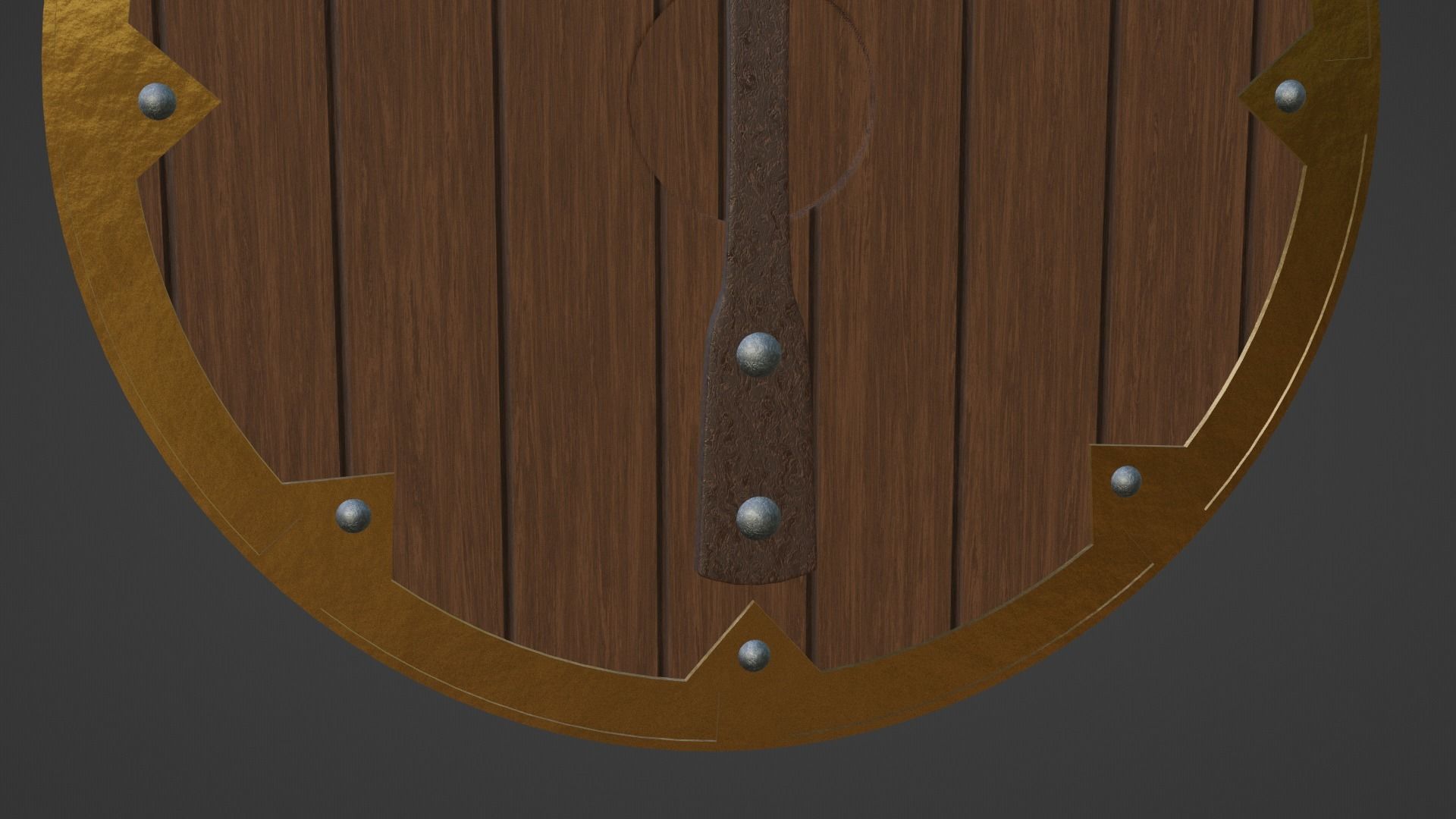 Viking Shield 3D model_21