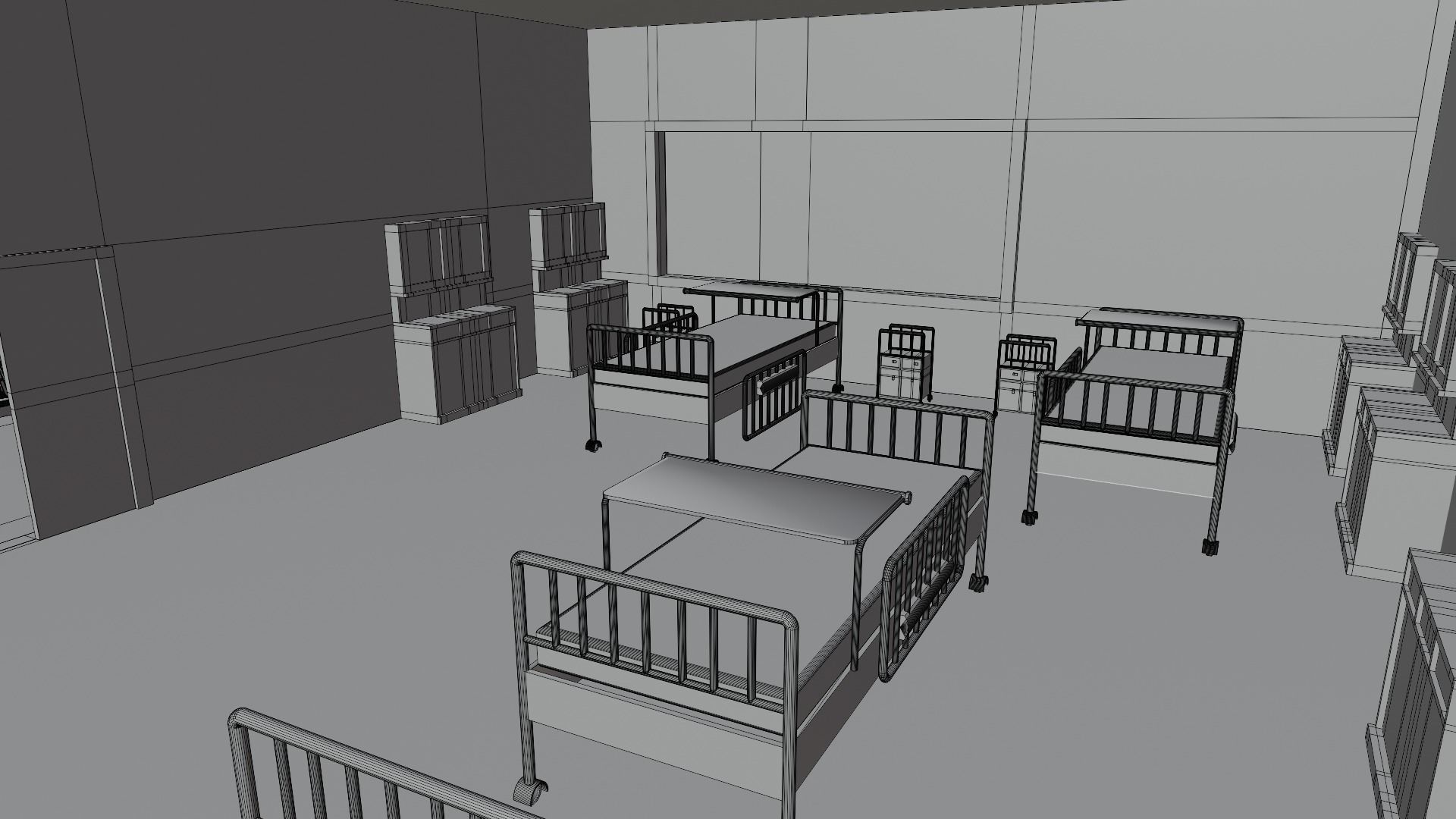 Hospital Interior  3D model_10