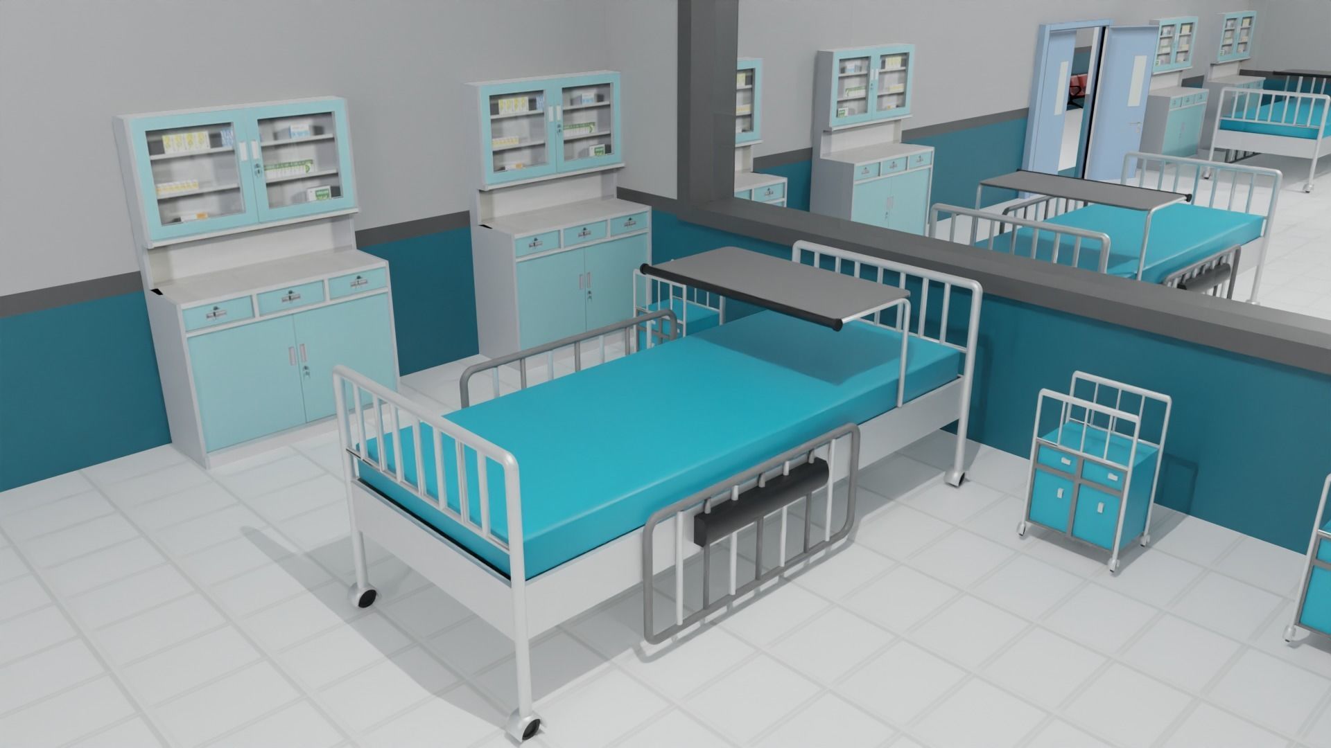 Hospital Interior  3D model_8
