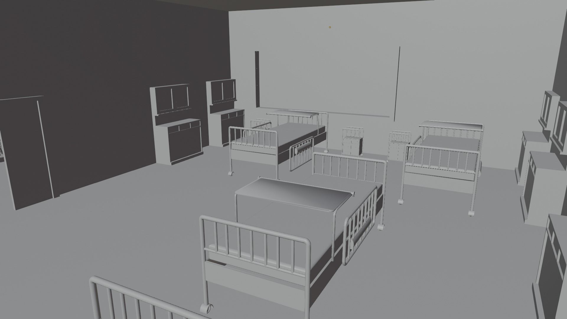 Hospital Interior 3D model_9