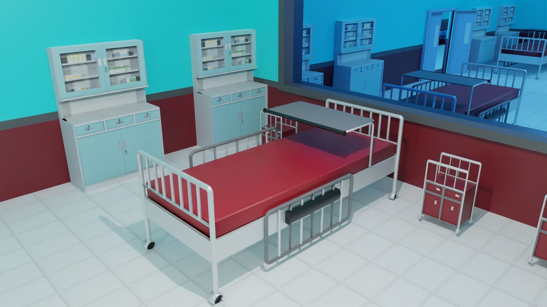 Hospital Interior 3D model_8