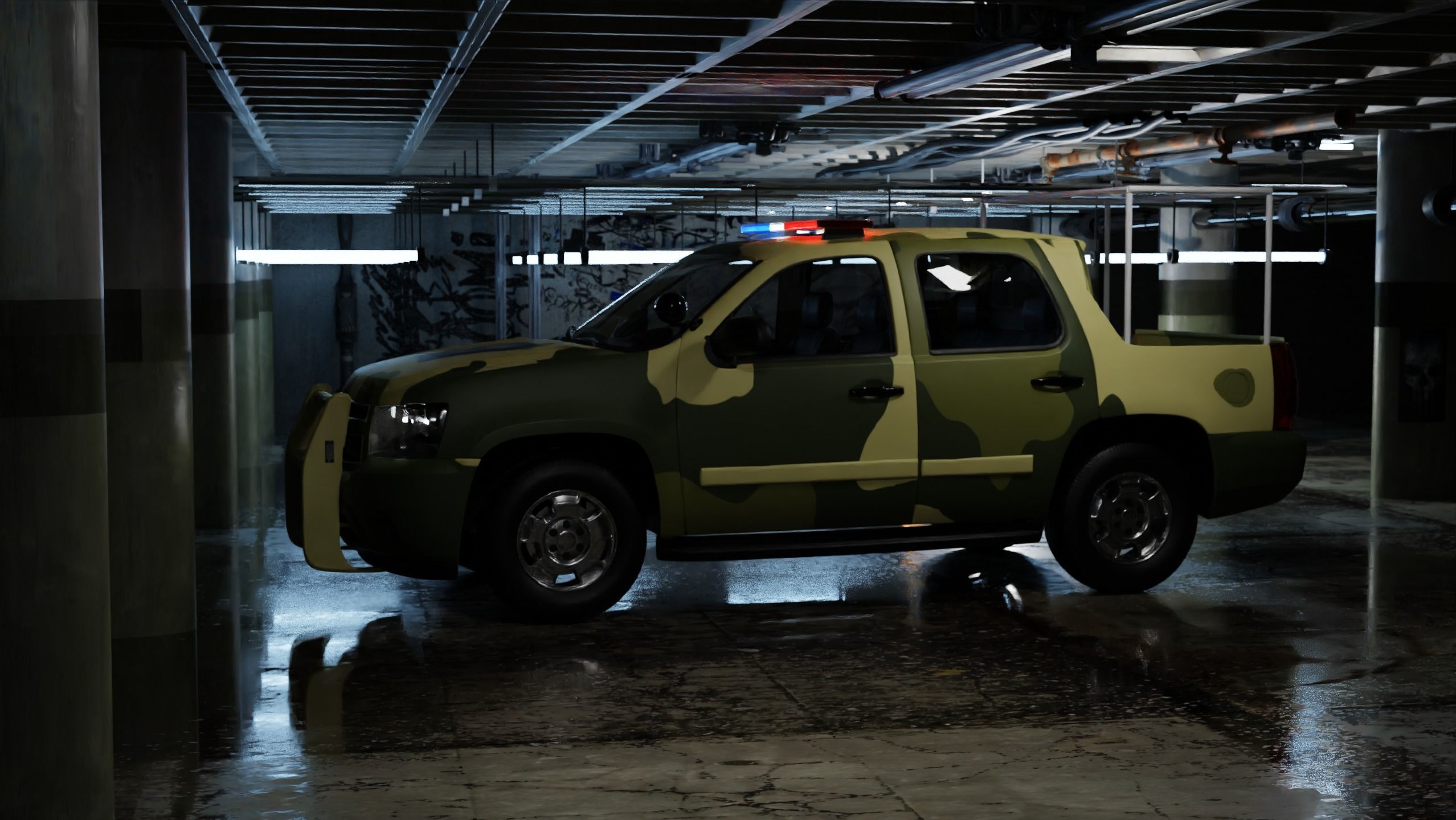 Realistic military vehicles ready for games and movies Low-poly 3D model_17