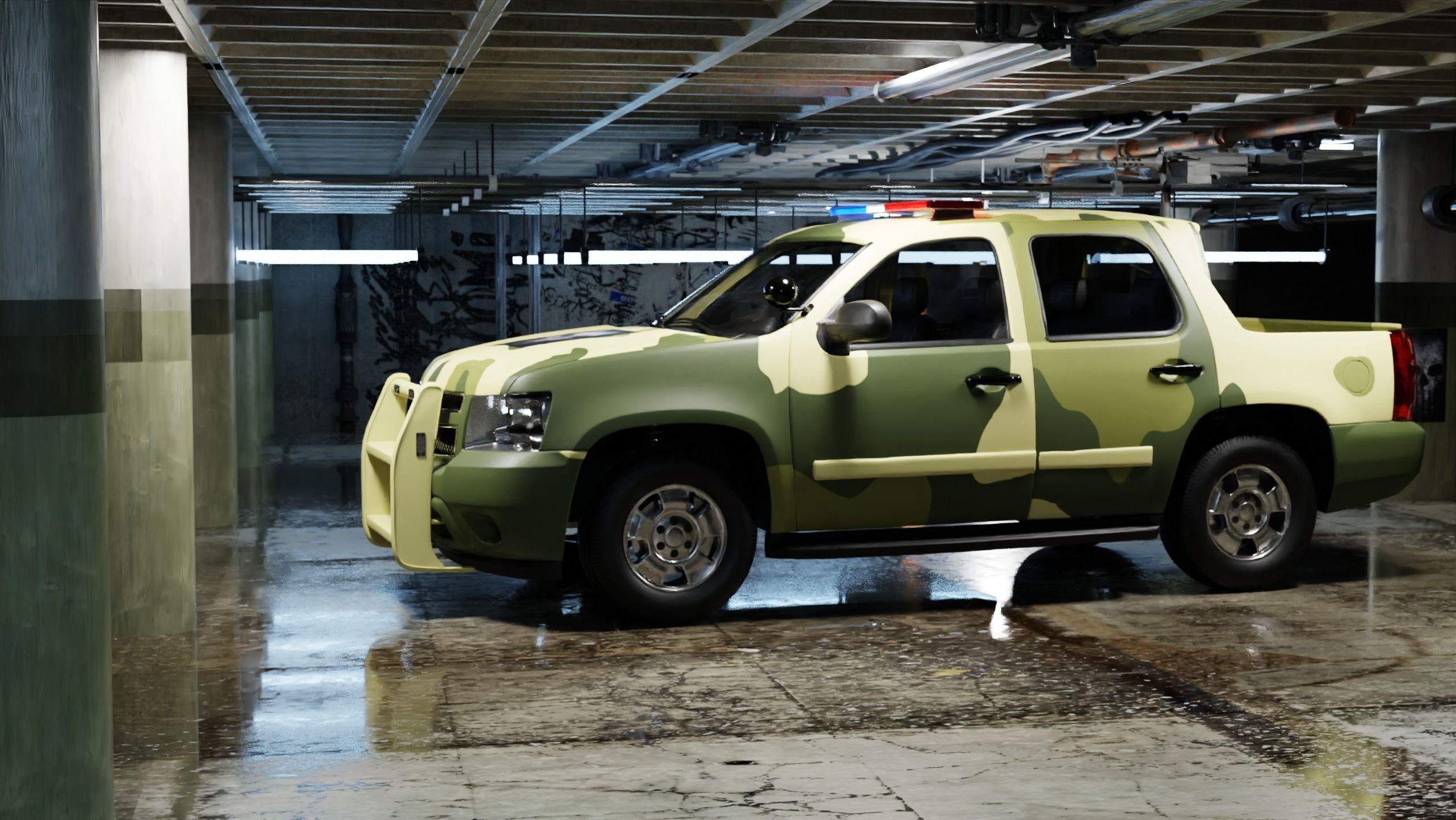 Realistic military vehicles ready for games and movies Low-poly 3D model_20