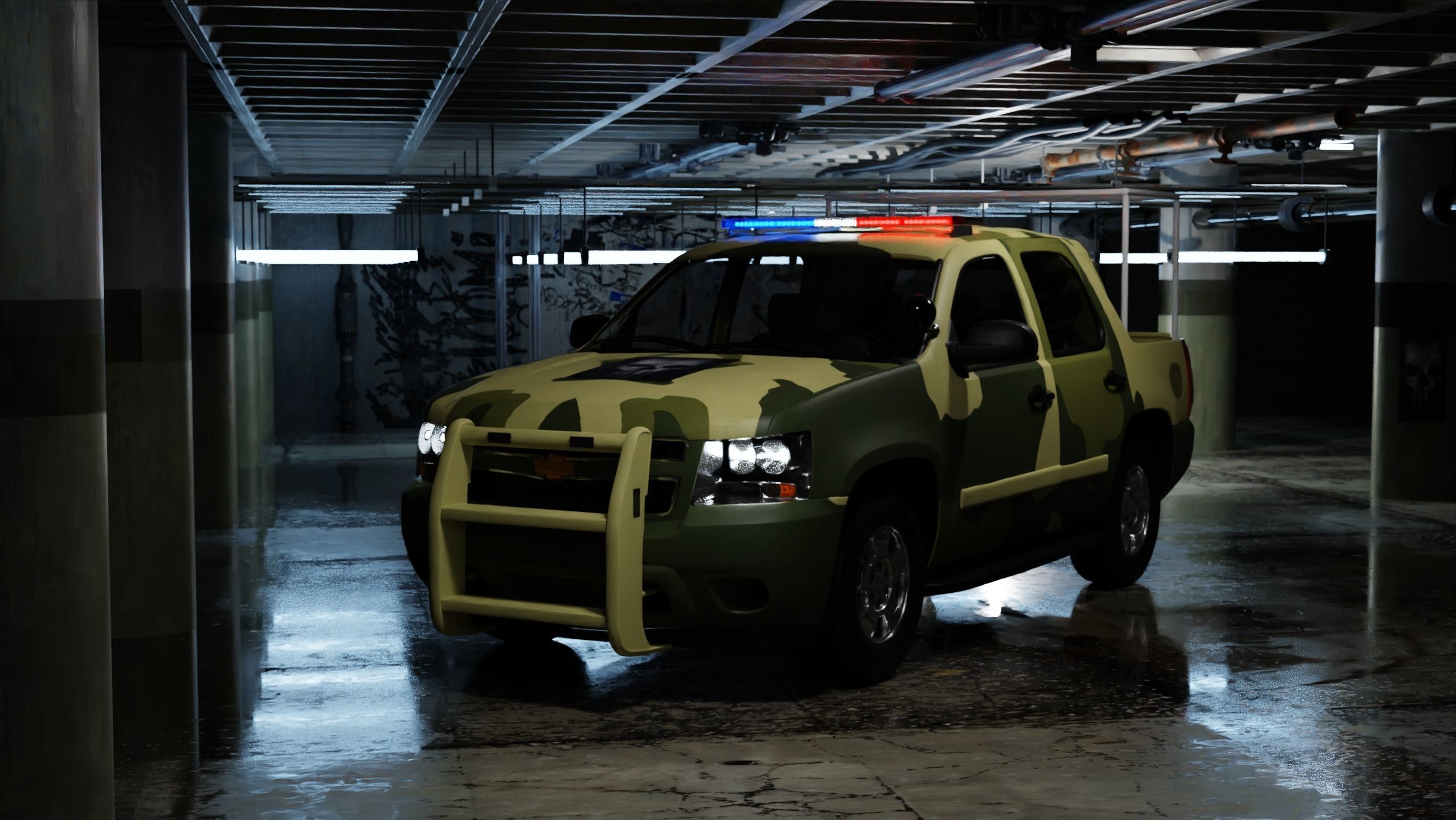 Realistic military vehicles ready for games and movies Low-poly 3D model_16