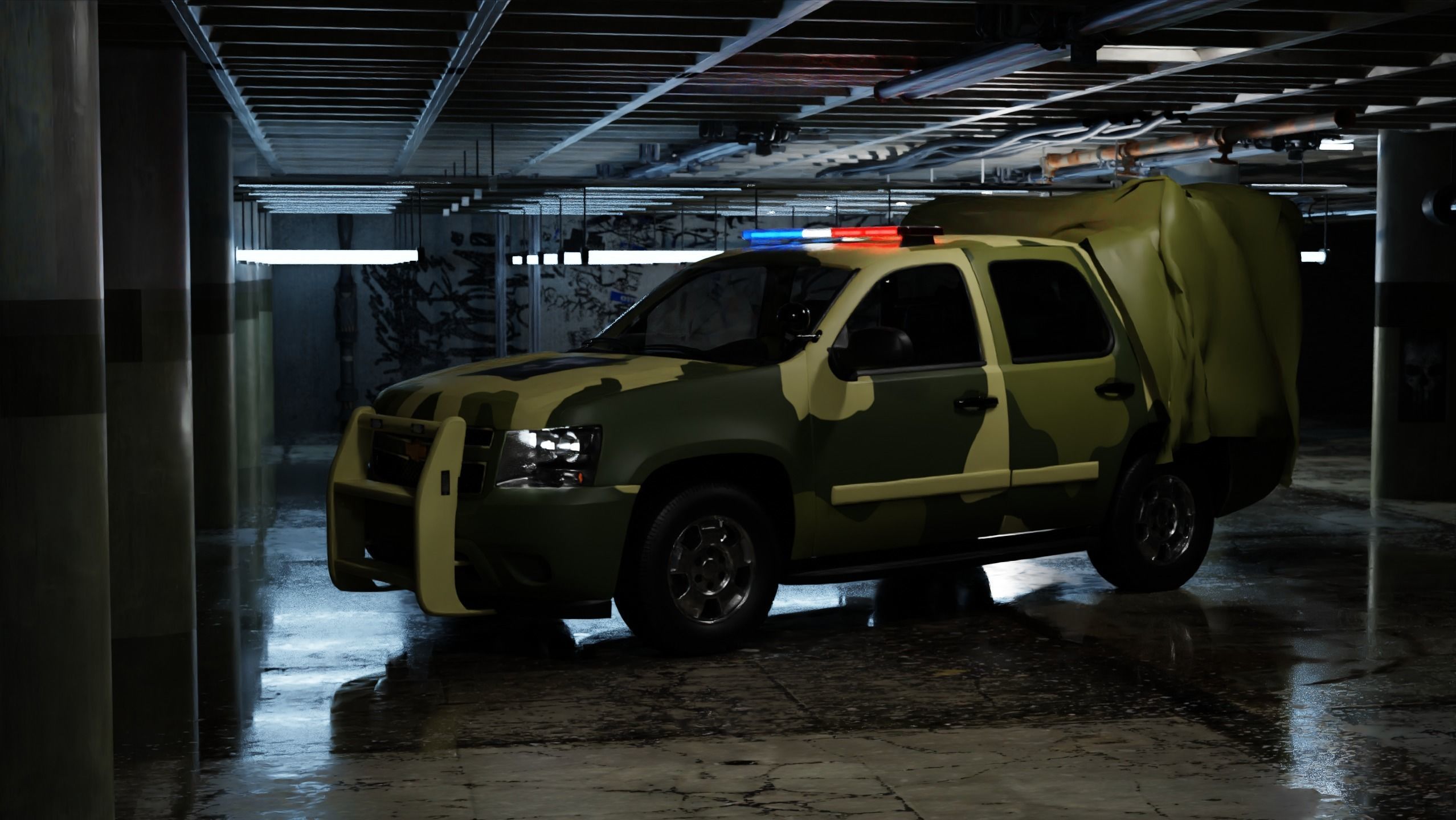 Realistic military vehicles ready for games and movies Low-poly 3D model_15