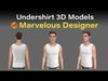 Basic man clothing 3D model_1