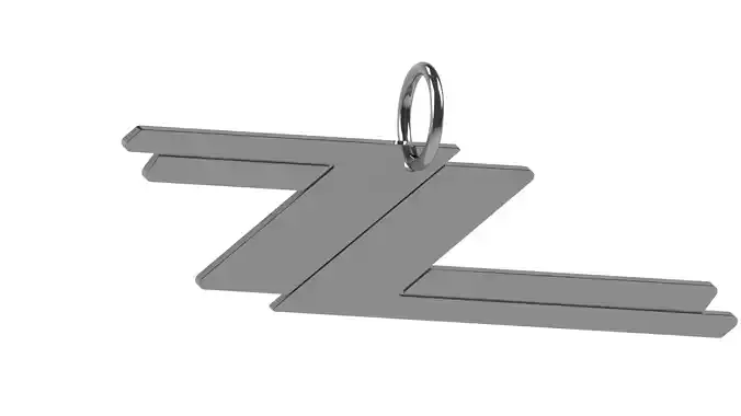 ZZtop keychain  3D print model