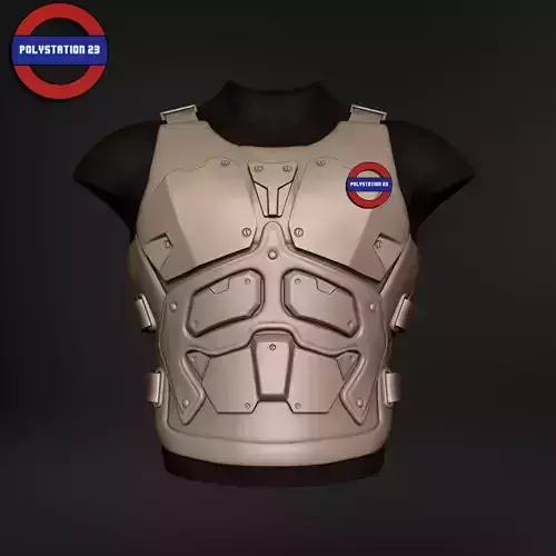 Sci fi character Torso armour v9 highpoly zbrush 3D model