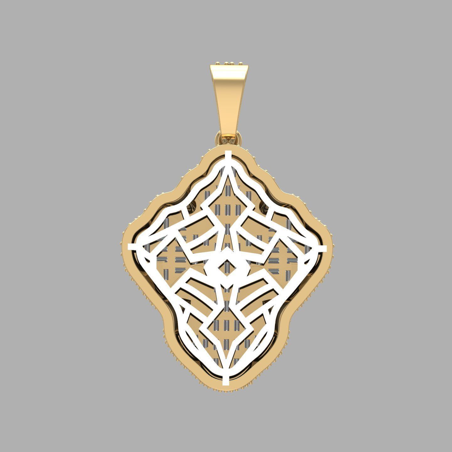 Cross Pandent 3D print model_13