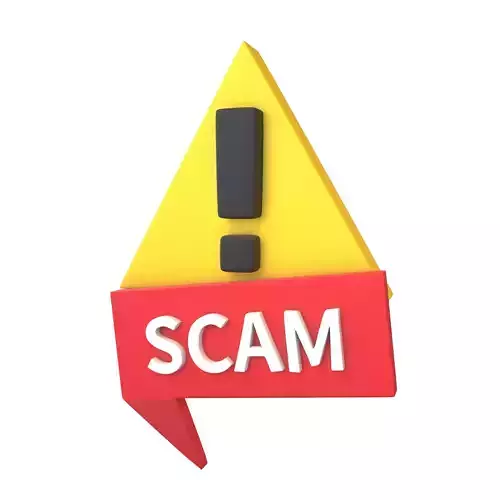 Scam Symbol V3 001 Low-poly 3D model