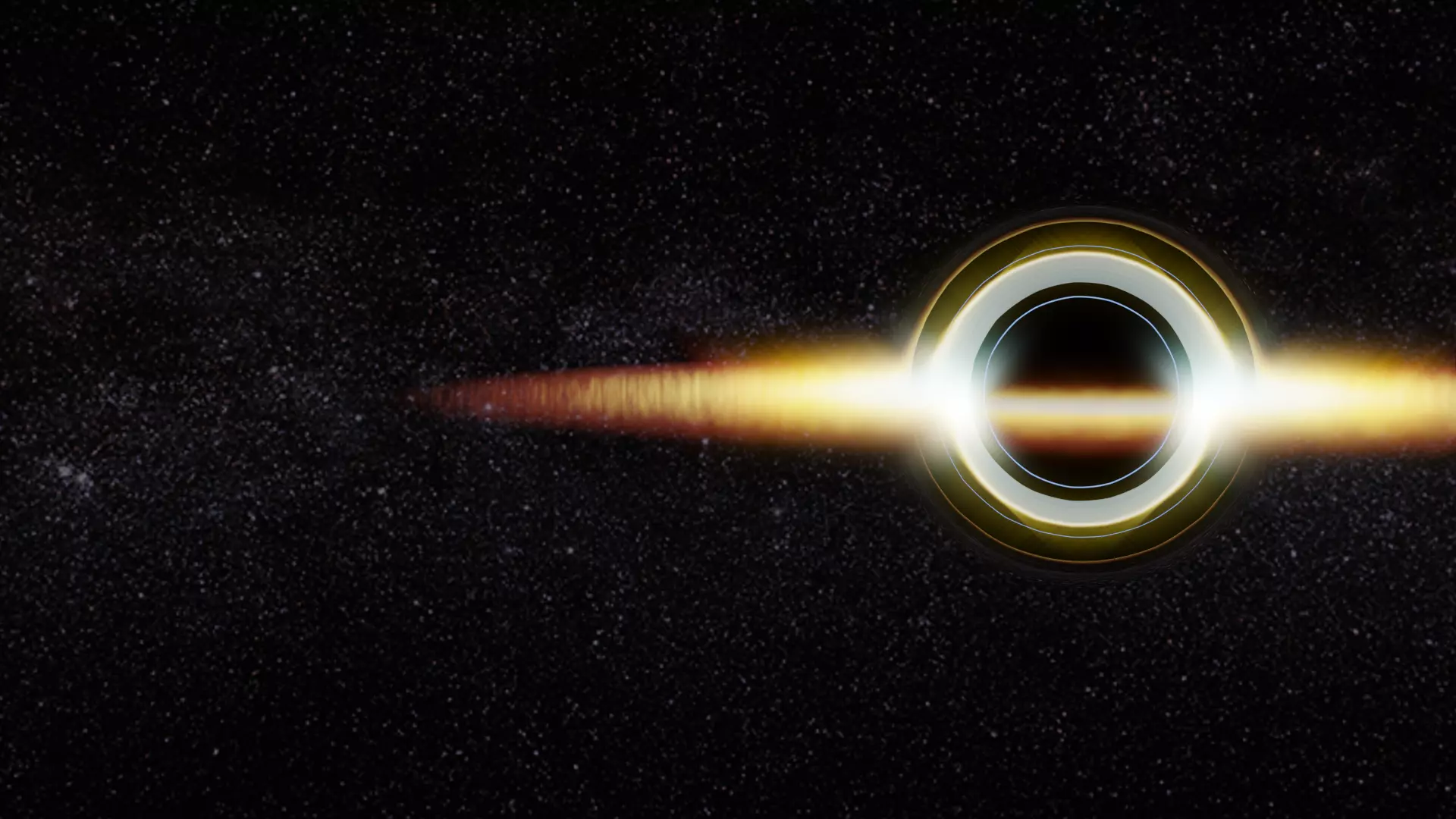 3d black hole model with material texture Low-poly 3D model_0