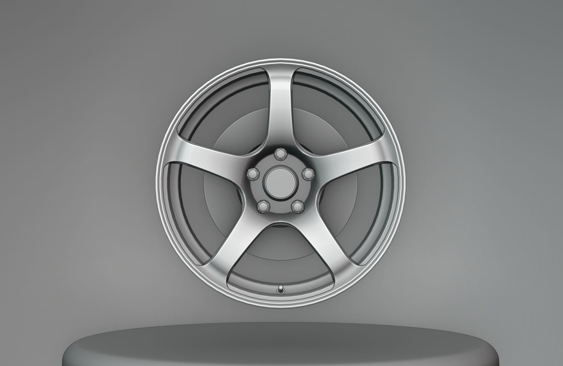 Advan TC-4 Wheels - Game Ready - Low Poly - Fully Textured Low-poly 3D model_22