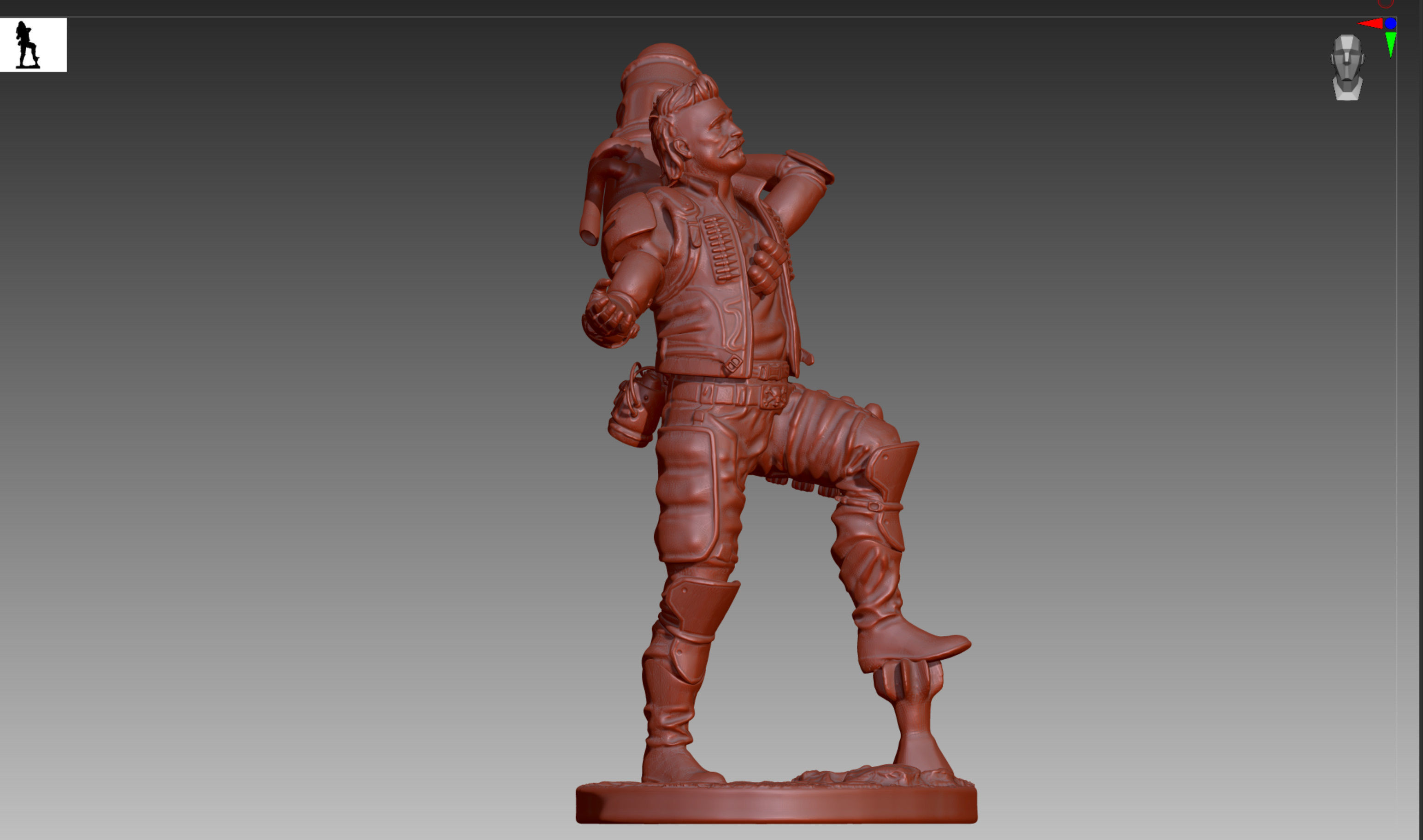 Apex Legends Fuse 3D print OBJ STL  3D print model_8